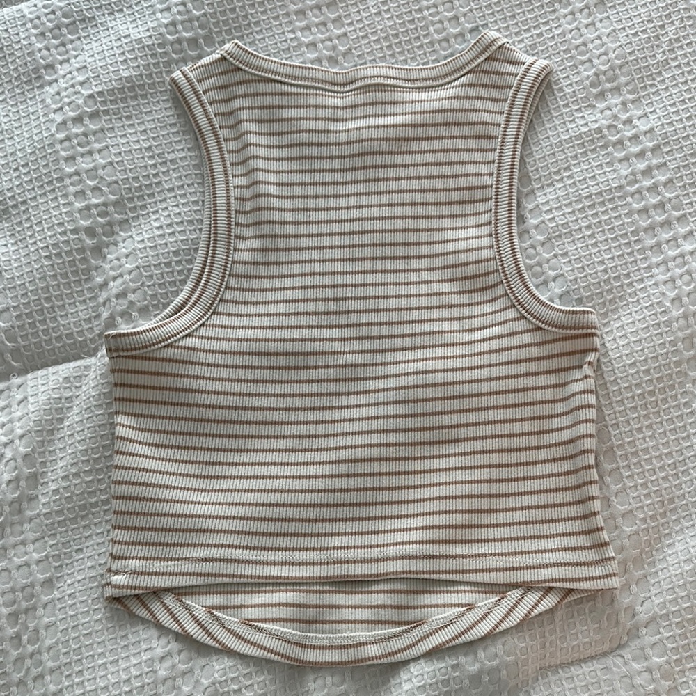 Striped Sleeveless Top
